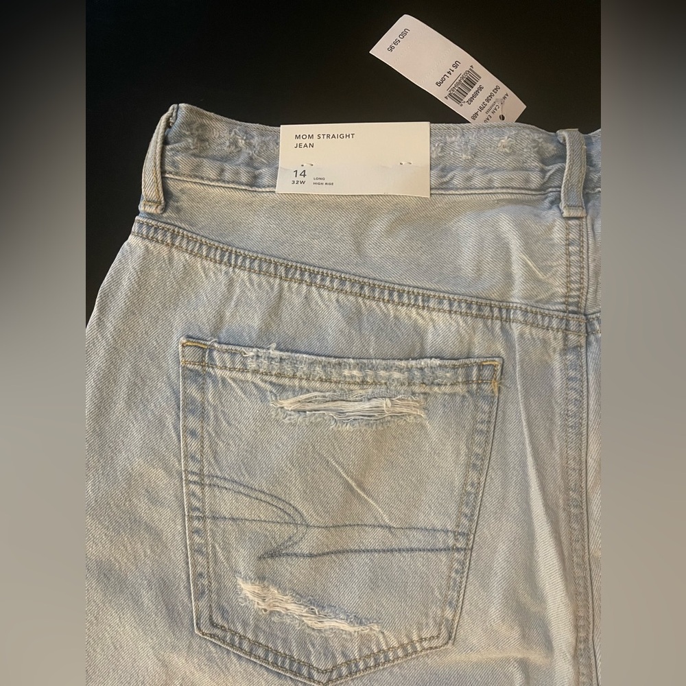 🖤 NWT American Eagle Mom Straight Jean - Picture 5 of 8